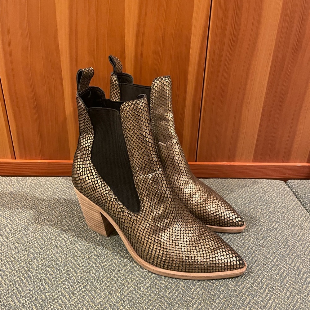 Dolce Vita Gold Booties